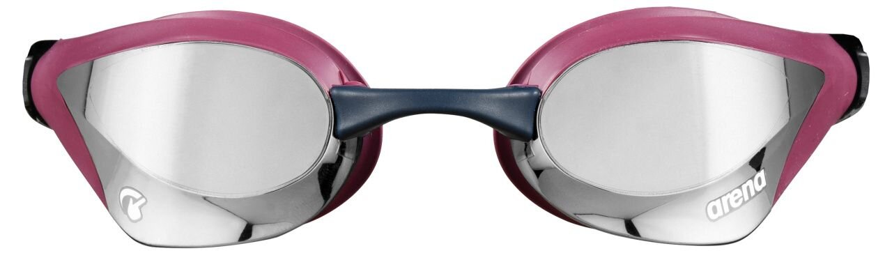 Závodní Brýle Cobra Core Swipe Mirror - stříbrné-vínové