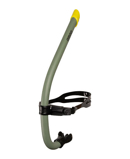 Plavecký šnorchl SWIM SNORKEL PRO III šedozelený