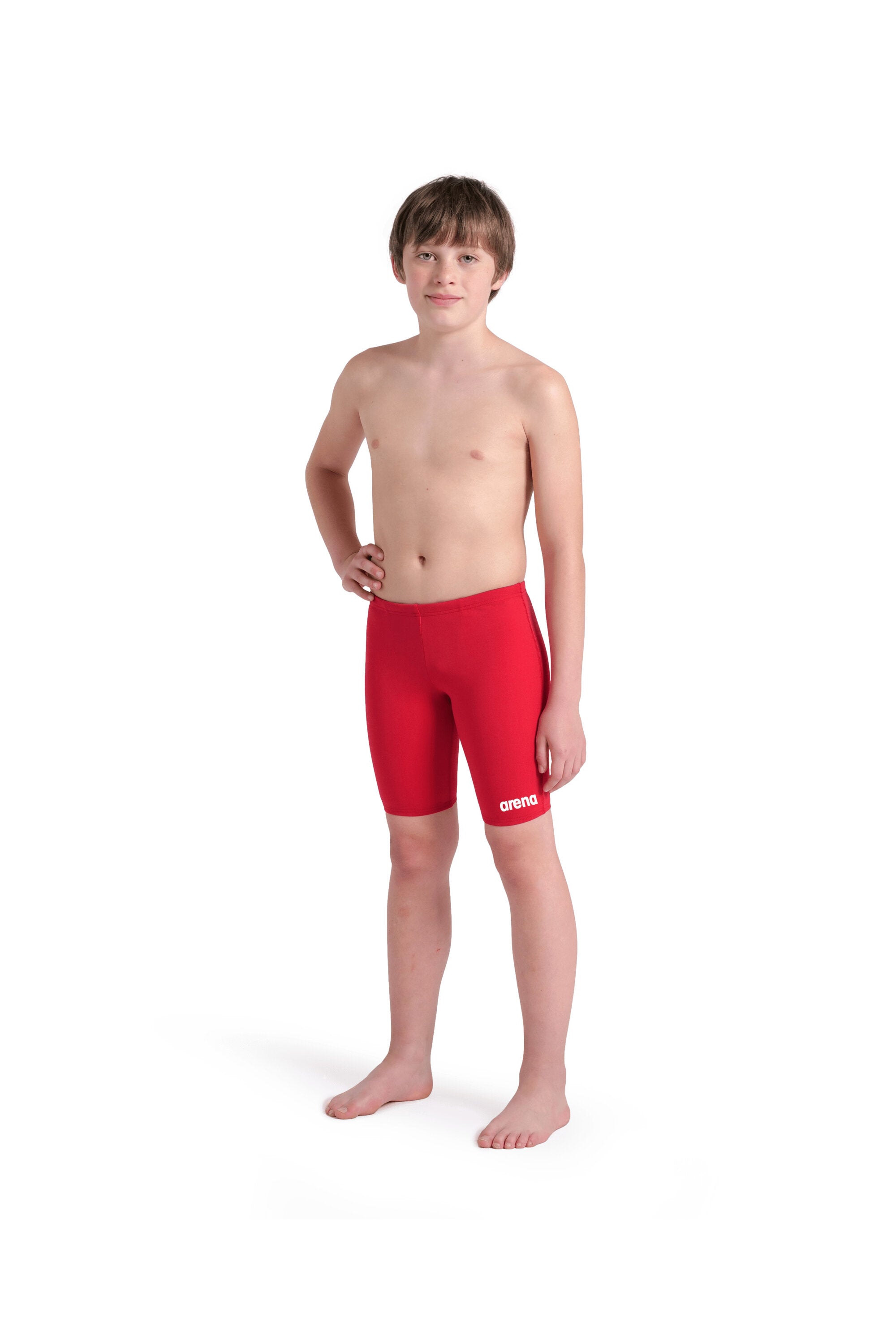 ARENA TEAM BOYS' JAMMER SOLID - RED