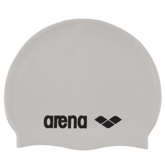 Plavecká čepička Classic Silicone - bílá