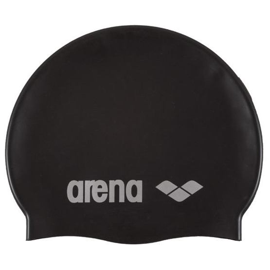 Plavecká čepička Classic Silicone - černá
