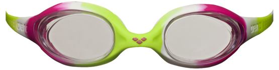 Plavecké brýle SPIDER JUNIOR - Clear-Lime-Fuchsia