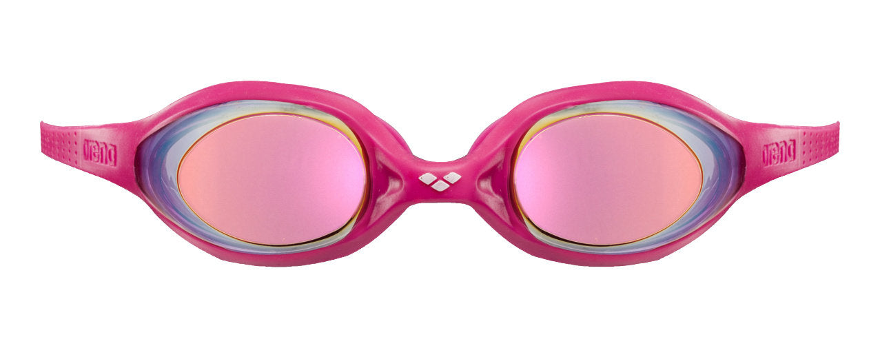 Plavecké brýle dětské SPIDER JR Mirror / Pink-Fuchsia