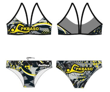 PK BASO tréninkové plavky dámské dvojdílné - úzká ramínka